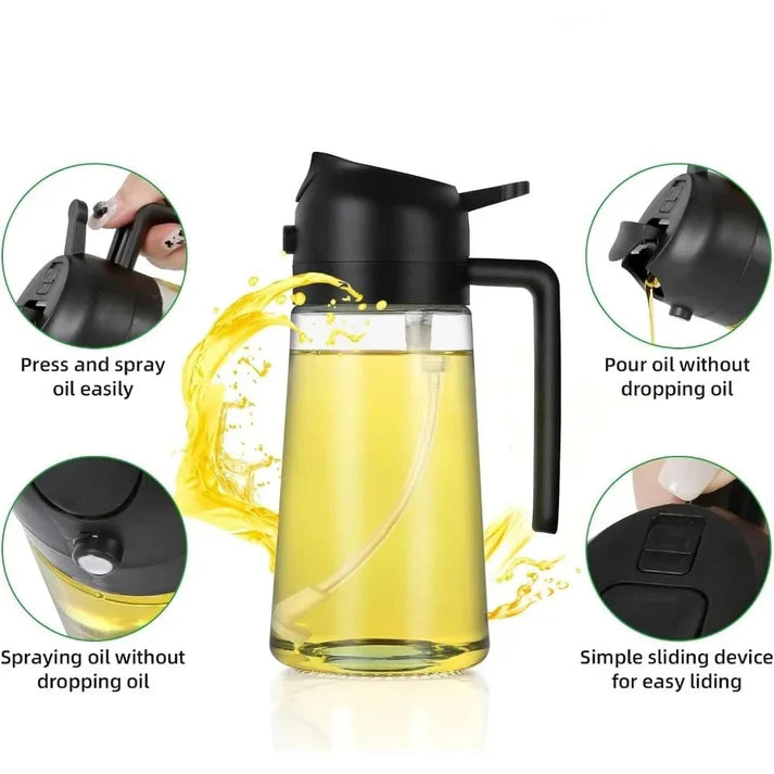 JoyShuttle Easy-Flow 2-in-1 oil dispenser