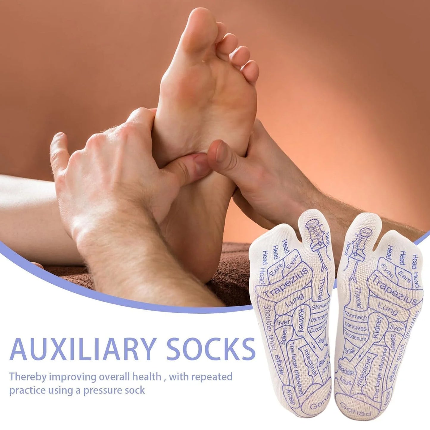 Acupressure Reflexology Socks - Free Size